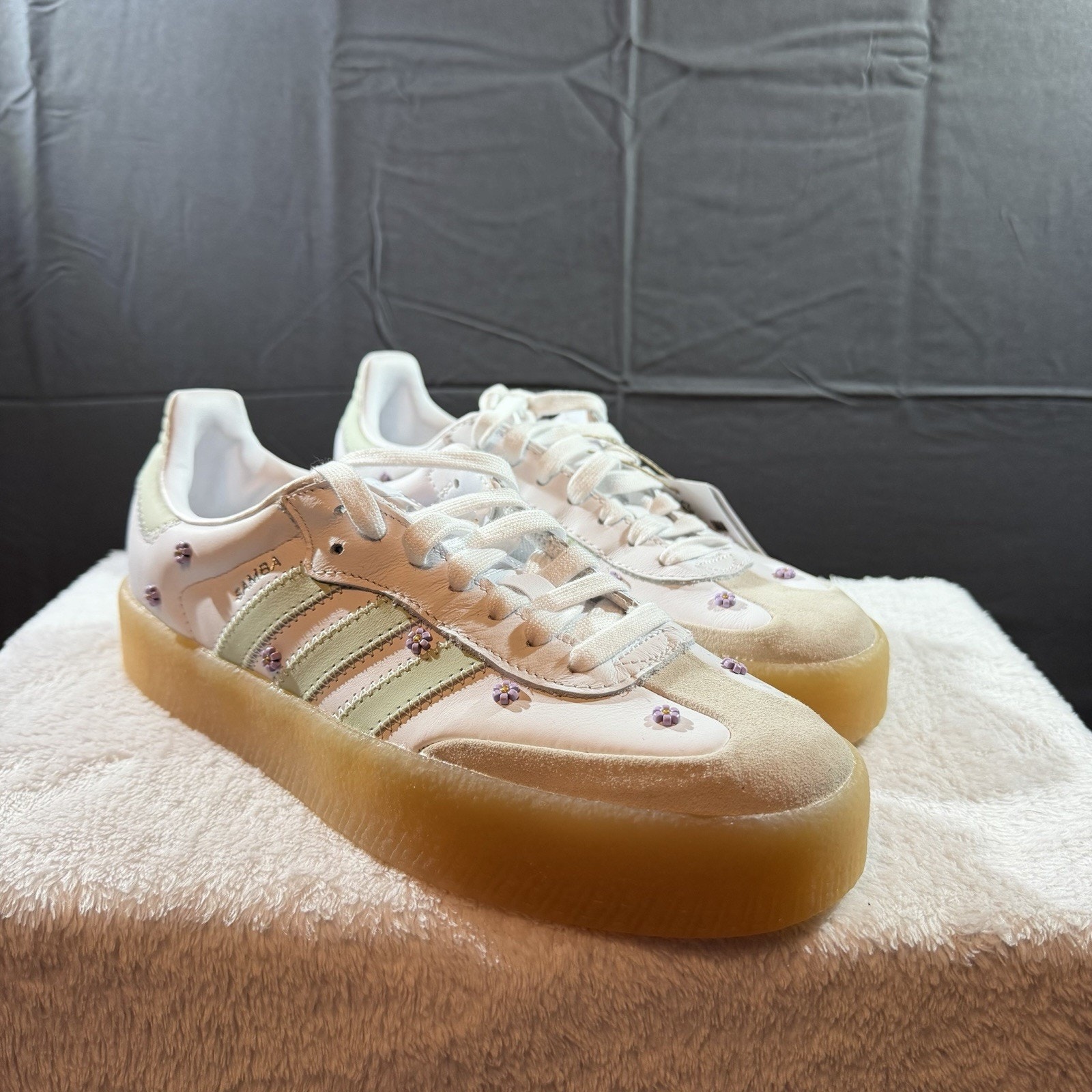 Adidas Originals Sambae Shoes Js3954 Women' S Size 7 Flowers